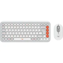 Logitech POP Icon Combo, - Orange, Logi Bolt, USB/Bluetooth, US (920-013141)