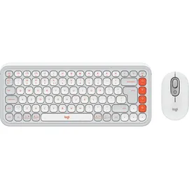 Logitech POP Icon Combo, - Orange, Logi Bolt, USB/Bluetooth, US (920-013141)
