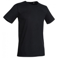 Stedman Morgan Crew Neck Schwarz ringgesponnene Baumwolle XX-Large Herren