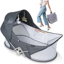 Baby-Reisebett leicht Faltbares Reisebettzelt, Matratze und Tasche