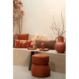 Light & Living Sitzpouf Holz 40 x 46 x 40 cm Orange