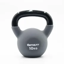 Athlyt Kugelhantel Kettlebell 10 kg grau