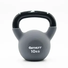 Athlyt Kugelhantel Kettlebell 10 kg grau