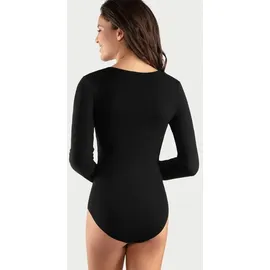VIVANCE Langarmbody Damen schwarz Gr.48/50