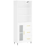 vidaXL Highboard Weiß 69,5x34x180 cm Holzwerkstoff