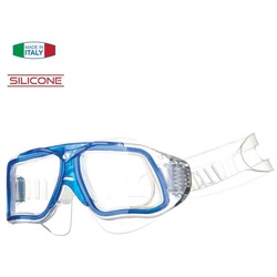 Salvas Schwimmbrille Tauch Maske Tonic Vision Schnorchel, Schwimm Brille Silikon Erwachsene blau