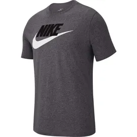 Nike Herren T-Shirt Sportswear, Dark Grey Heather/Black/White, XL,