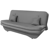 Fun Möbel Klick-klack-Sofa Schlafsofa KANDY Stoff grau