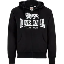 Lonsdale Krafty Kapuzensweatjacke Herren Schwarz XXL