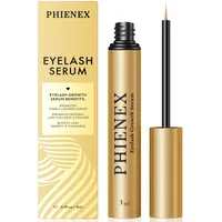 PHIENEX 2026 New Version Wimpernserum – ohne Hormone & vegan – Lash Serum für längeres, dichteres, volleres Wimpernwachstum – mit Botanischem Peptid-Komplex von US DermaCraft Labs – 3ml (mental)