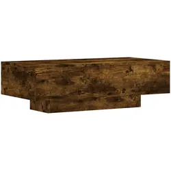 vidaXL Couchtisch Räuchereiche 100x49,5x31 cm Holzwerkstoff
