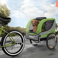 HAPPYPET® Hundeanhänger Hundetransporter Fahrradanhänger Hunde Fahrrad Anhänger