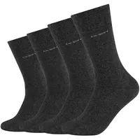 Camano Socken, (4er Pack), mit verstärktem Fersen- und Zehenbereich Camano anthrazit 35-38