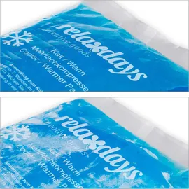 Relaxdays Kühlpad 8er Set blau