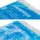 Relaxdays Kühlpad 8er Set blau