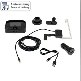 Ampire DAB+ Receiver mit BT-Freisprecheinrichtung inklusive DAB+ Antenne