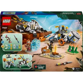 LEGO Horizon Adventures Aloy und Varl vs. Panzerwanderer und Sägezahn