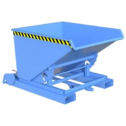 BAUER Südlohn Spänebehälter für Stapler S4A 600, Lichtblau