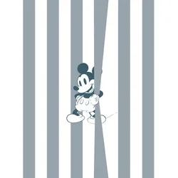 Vliestapete KOMAR "Digitaldruck Vlies - Mickey Offbeat - Größe 200 x 250 cm", bunt (bunt, grau, weiß), B:200m L:250m, Vlies, Tapeten, Kinderzimmer