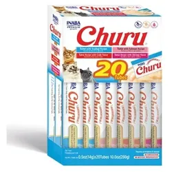 INABA Churu Varieties Tuna&Seafood 20x14g Thunfisch und Meeresfrüchte für die Katze