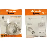 Televes Patchkabel S/FTP CU CAT6A PK6AL2G-T
