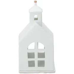 räder Lichthaus Kapelle klein Teelichthalter weiß
