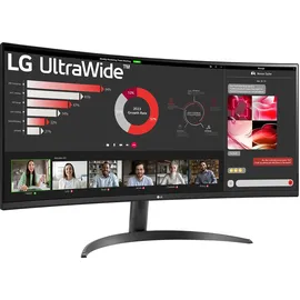 LG 34WR50QK-B 86,4cm (34") 21:9 VA UWQHD Curved Monitor HDMI/DP 100Hz 5ms