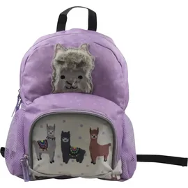 Donau Elektronik Kinderrucksack Lama Plüsch - 22 x 32 x 11 cm.