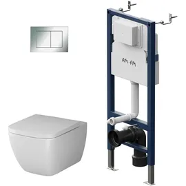 AM.PM Wand-WC mit WC-Sitz Gem