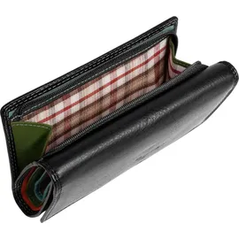 Samantha look Geldbörse Damen Portemonnaie schwarz