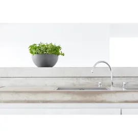 Ecopots Pflanzschale Brussels Grau 25 cm
