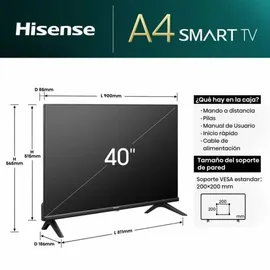 Hisense 40A4N 40 Zoll LED Full HD Smart TV