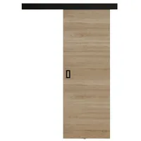 KIER FURNITURE Schiebetür Komplettset WERDI 60 - Innentüren Komplettset - Wohnzimmer Schiebetür - Modern Schiebetüren - Sliding Door - Tür Graphit 66x205x1,6 cm