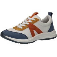 CAPRICE Damen 9-9-23712-20 Sneaker, ORANGE/Blue, 38 EU