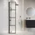Badplaats Essos Walk-In-Dusche 40 x 200 cm Schwarz