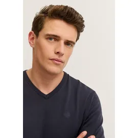 Bugatti V-Ausschnitt-Pullover »Basic Essential« aus reine Baumwolle bugatti schwarz