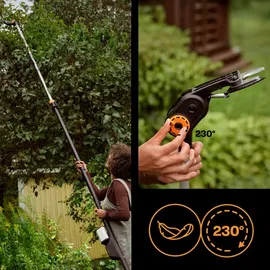 Fiskars Akku-Schneidgiraffe ohne Akku