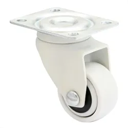 WAGNER Design - 3C Lenkrolle/Möbelrolle soft - Durchmesser Ø 25 mm, weiß, Tragkraft 12 kg - 01222601