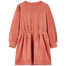 vidaXL Kinderkleid mit Langen Ärmeln Mittelrosa 116