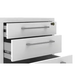 Möbel Kraft Success Rollcontainer 48,2 x 49,1 x 68,2 cm Weiß