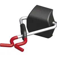 Alfer x-star®-Gerätehalter H x T 140 mm, schwarz-rot