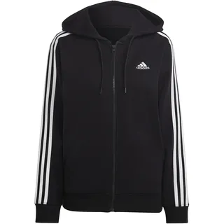 Adidas Essentials 3-Streifen French Terry Regular Kapuzenjacke Black / White S