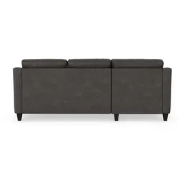 sit&more Ecksofa SIT & MORE "Farö L-Form", grau (anthrazit), B:234cm H:90cm T:168cm, Sofas, Ecksofa, inklusive Federkern, wahlweise mit Bettfunktion und Bettkasten