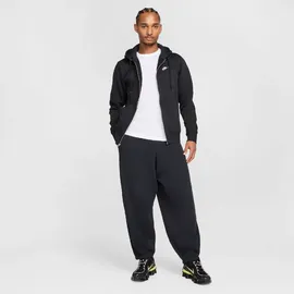 Nike Club Fleece Kapuzenjacke Herren Schwarz XS