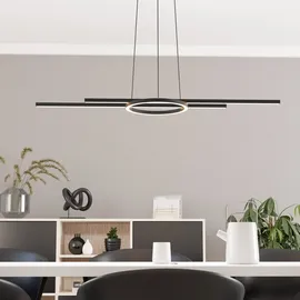 EGLO Zillerio-Z 1-flg. 116 cm rund schwarz