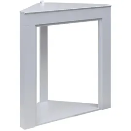 Mobili Rebecca Kaminumrandung MDF 100 x 90 x 45 cm Weiß