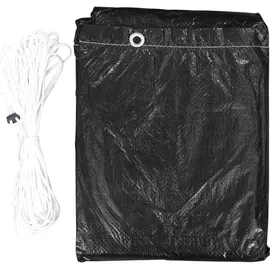 vidaXL Hollywoodschaukel-Abdeckung 135 x 105 x 175 cm Schwarz