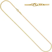 Goldkette JOBO Halsketten Gr. Gelbgold 333, L: 60cm, goldfarben (gelbgold 333) Damen Panzerkette 333 Gold massiv 60 cm 2,6 mm