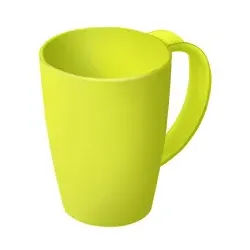 Rotho CARUBA Henkelbecher, 250 ml 1705005070 , Farbe: lime grün