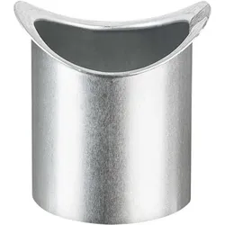 Zink-Lötstutzen 280/87mm, für halbrunde Rinne